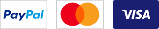 Paypal, Visa, and Mastercard